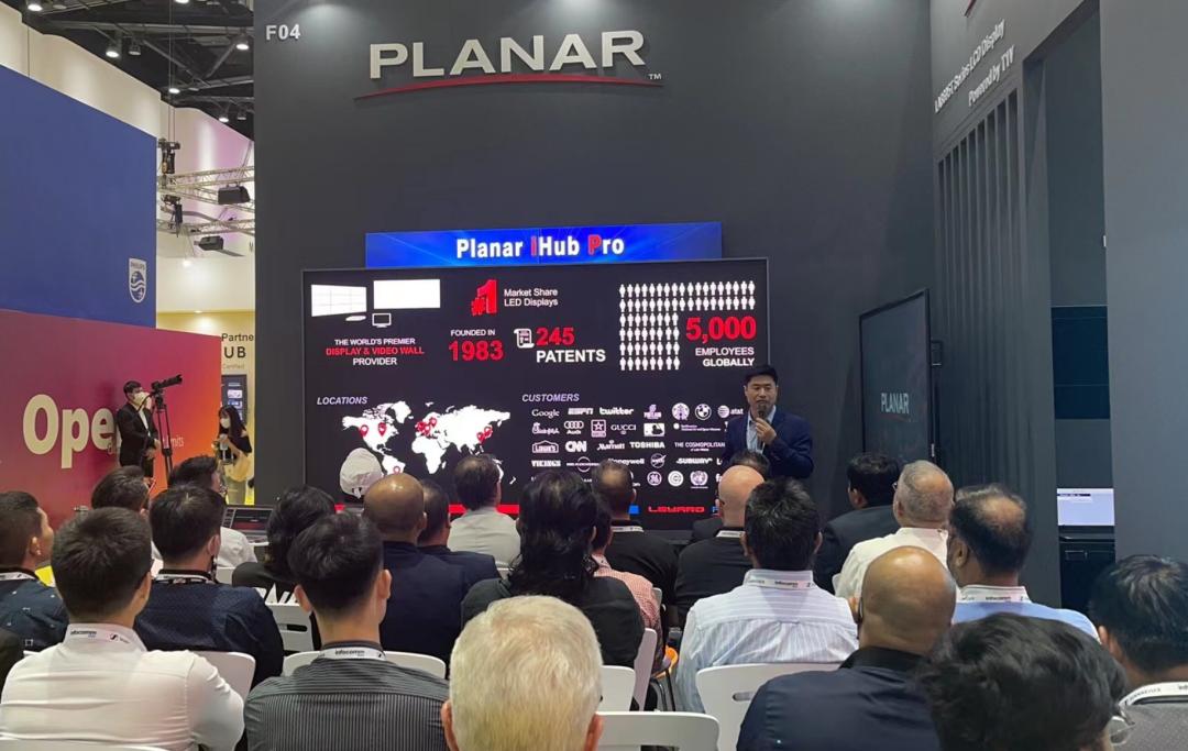 InfoComm Asia | 今年会·(jinnianhui)金字招牌Planar全球首发第四代Micro LED智能一体机