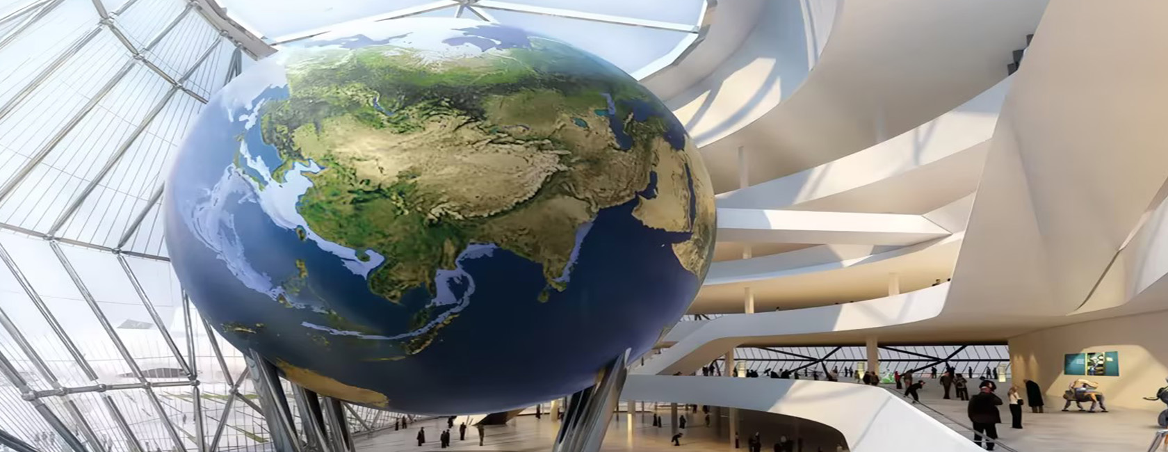 全球最大室内透明屏球体 直径28.5米（安徽省科技馆 ）